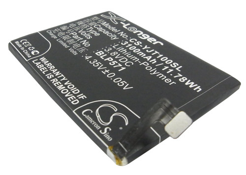 3100 mAh for OnePlus BLP571
