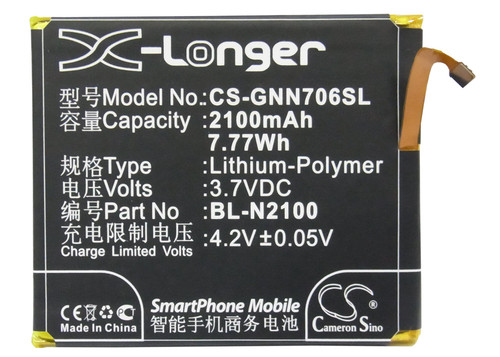 2100 mAh for GIONEE BL-N2100
