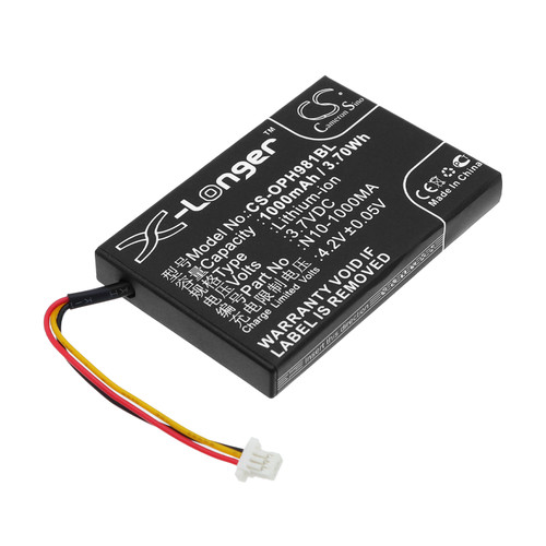 1000 mAh for Opticon N10-1000MA