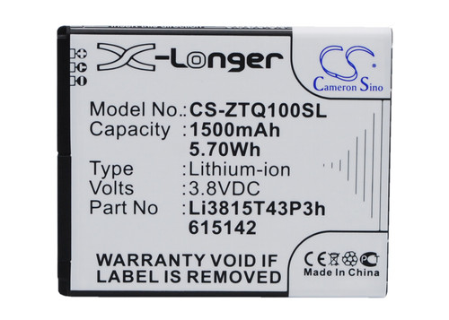 1500 mAh for Amazing Li3815T43P3h615142