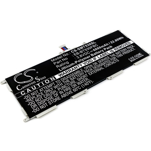 6000 mAh for Samsung EB-BT530FBC,EB-BT530FBE,EB-BT530FBU