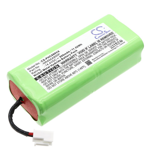 800mAh Replacement Battery for Philips FC8800, FC8801, FC8802, Taurus Robot Aspirador Striker Slim, Striker Slim 079748