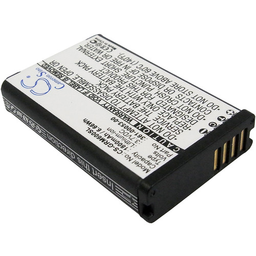 1800mAh Replacement Battery for Garmin Alpha 100/200/200i/300/300i, Montana 600/600T/600t/650/650T/680/680T, 361-00053-00, 361-00053-04