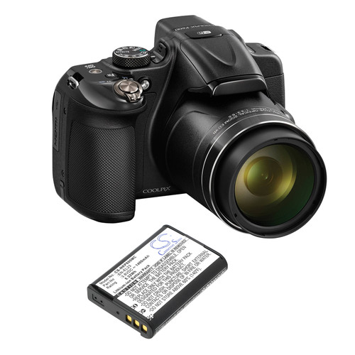 1400mAh Battery for NiKon EN-EL23, Coolpix P600,P610, P900, P610s, P900s, S810c