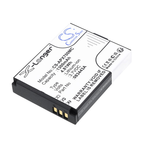 1300 mAh for Actionpro 083443A