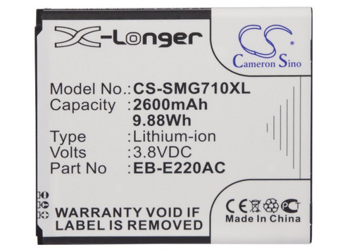 2600 mAh for Samsung EB-B220AC,EB665468LU