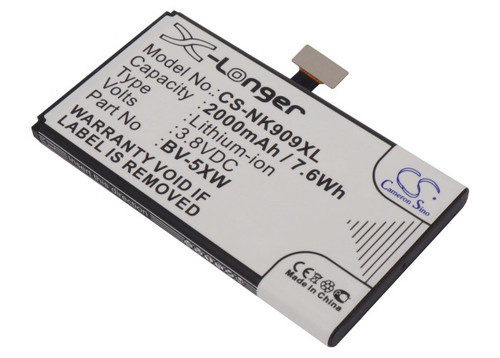 2000 mAh for Microsoft BV-5XW