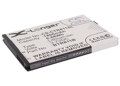 1800 mAh for Casio BTR811B,CA-201L1