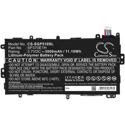 3000 mAh for Samsung SP3770E1H