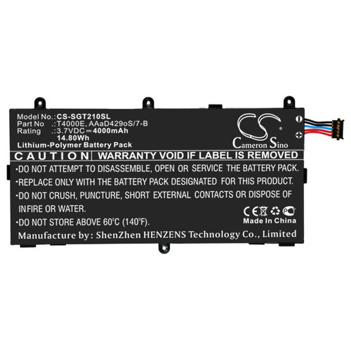 3600 mAh for Samsung T4000E,GH43-03911A,AAaD429oS/7-B