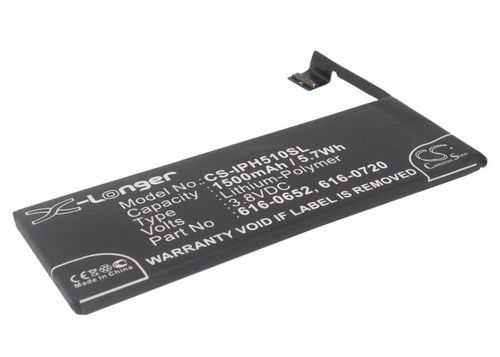 1500 mAh for Apple 616-0652,616-0719,616-0720,616-0722,616-0728