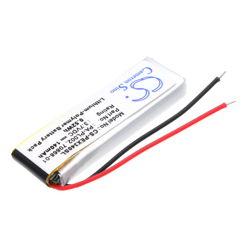 Battery for Jabra BT2010, BT2020, Plantronics Explorer 320, 330, 340,350,360,Elite 162, Li-Polymer 140mAh