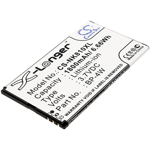 1800 mAh for Nokia BP-4W