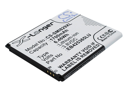1700 mAh for Samsung EB425365LU