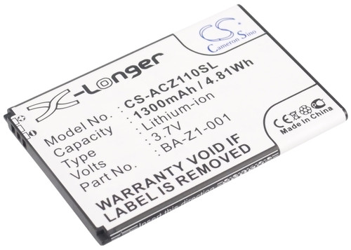1300 mAh for Acer BA-Z1-001,BA-Z1-003