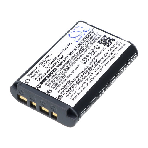 950mAh Replacement Battery for Sony NP-BX1, ZV-1F, RX100 VII, DSC-RX100M7, RX100 VI, DSC-RX100M6, RX100 III, DSC-RX100M3, ZV-1M2