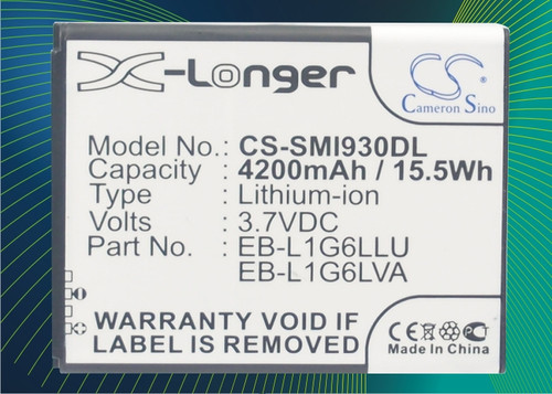 4200 mAh for Samsung EB-L1G6LVA,EB-L1G6LLUC
