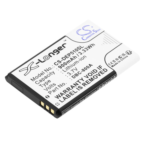 900mAh Replacement Battery for Bea-fon C70,S400,S400 EU001B,S400 EU001W,S700,Doro 401,507S,508,509,530X,1360,DBC-800A,DBC-800B,DBC-800D,DBP-800B,AK-C140