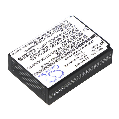 1600 mAh for Fujifilm NP-85