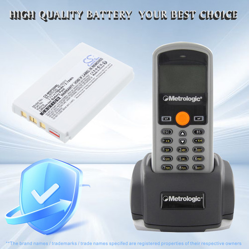 750 mAh for CipherLab 100845,BA-80S700,KB1B3770000L3,33-KB1B3770000L3