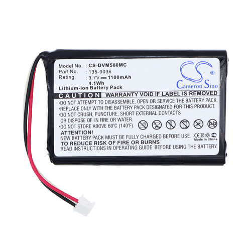1100 mAh for Digital Ally 135-0036