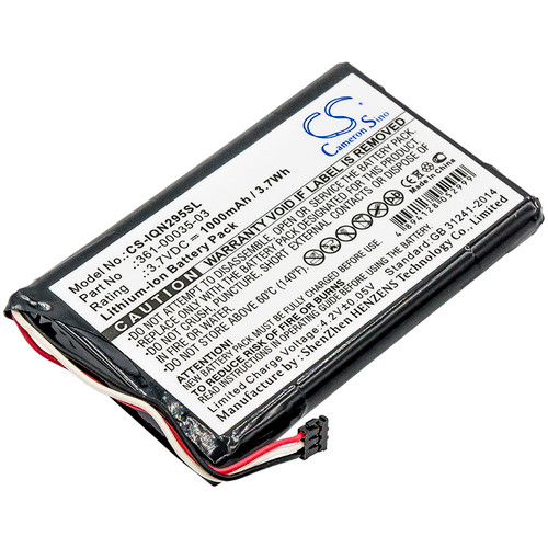 1000 mAh for Garmin 361-00035-03,361-00035-07