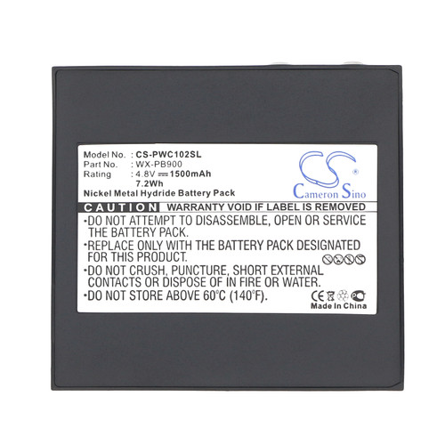 1500 mAh for Panasonic PB-9001,WX-PB900,PA12830049