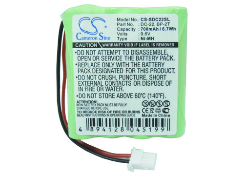 700 mAh for SportDog BP-2T,DC-22