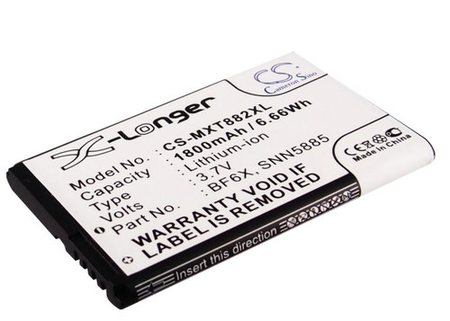1800 mAh for Motorola BF6X,SNN5885,SNN5885A