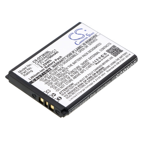 600 mAh for Alcatel B-U9X,CAB20G0000C1,CAB30B4000C1,CAB30M0000C1,CAB3010010C1