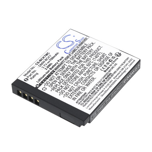 700 mAh for Panasonic SDBCK7,ACD-341,VW-BCK7,DMW-BCK7,DMW-BCK7E,DMW-BCK7PP,NCA-YN101F,NCA-YN101H,NCA-YN101J