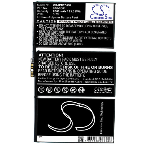 6300 mAh for Apple 616-0559,616-0561