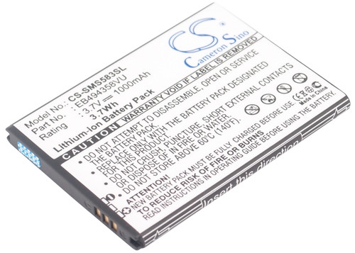 1000 mAh for Samsung EB494358VU