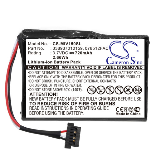 720 mAh for Mitac 078512FAC,338937010159