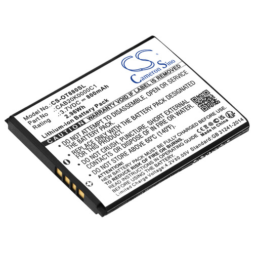 800 mAh for AT&T OT871AG,Gophone GEMINI
