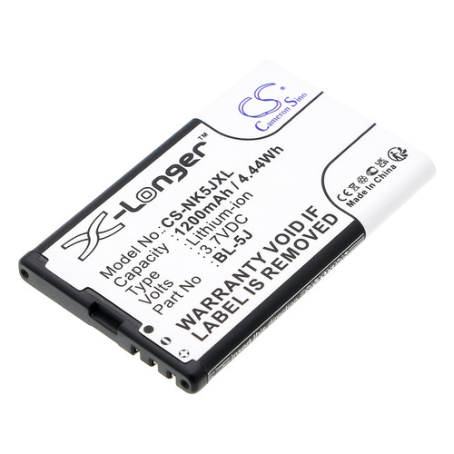 1200 mAh for Nokia BL-5J
