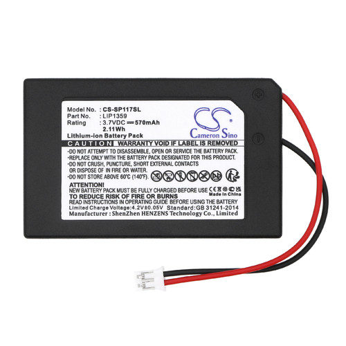 570 mAh for Sony LIP1359
