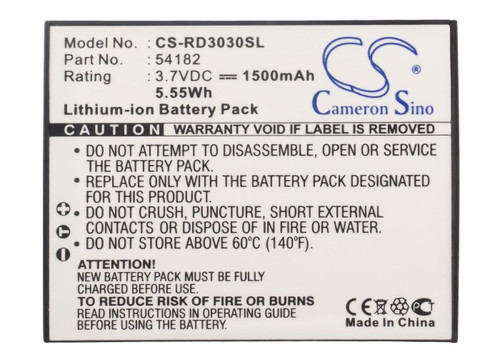 1500 mAh for RCA 54182