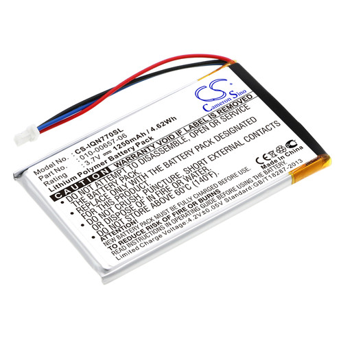 1250 mAh for Garmin 010-00657-06