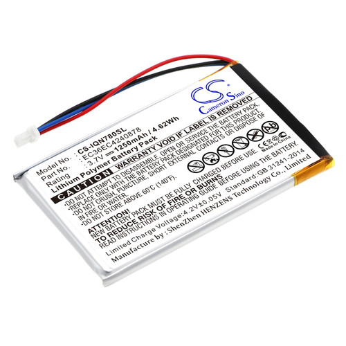 1250 mAh for Garmin EC36EC4240878