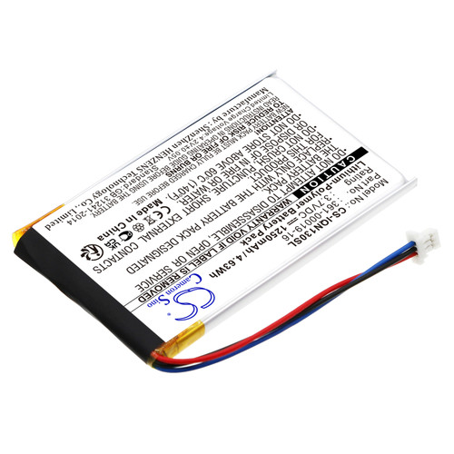 1250 mAh for Garmin 361-00019-12,361-00019-16