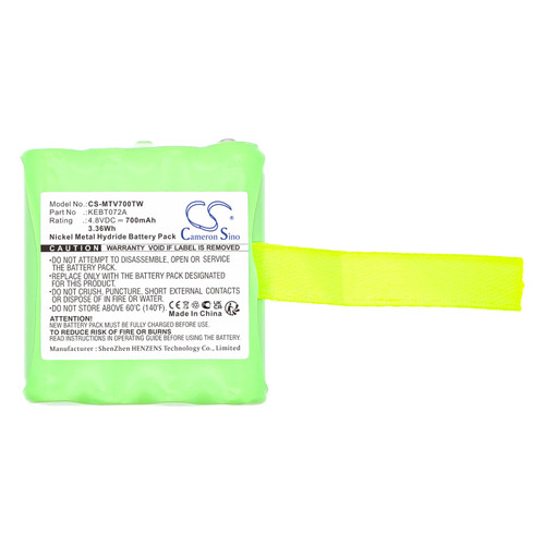 700 mAh for Motorola BNH-370,KEBT072,KEBT072A,KEBT-072-A