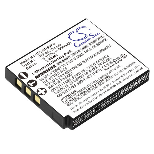 800 mAh for Fujifilm NP-50,NP-50A