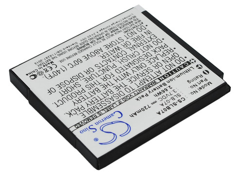 720 mAh for Samsung SLB-07A