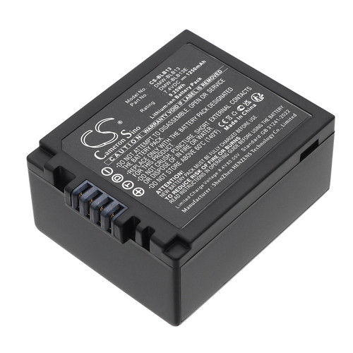 1250 mAh for Panasonic DMW-BLB13,DMW-BLB13E,DMW-BLB13GK,DMW-BLB13PP