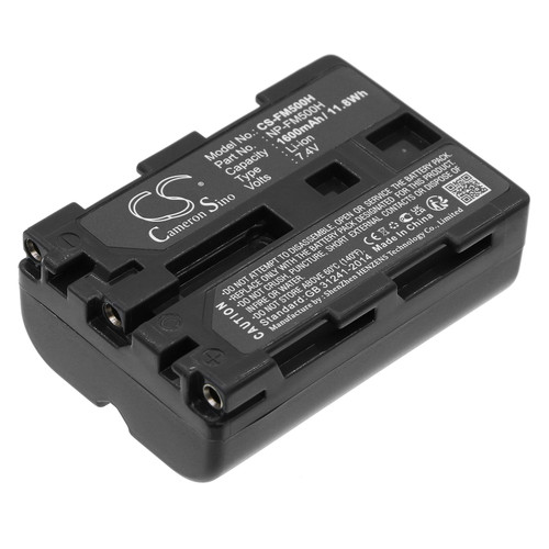1600 mAh for Sony NP-FM500H