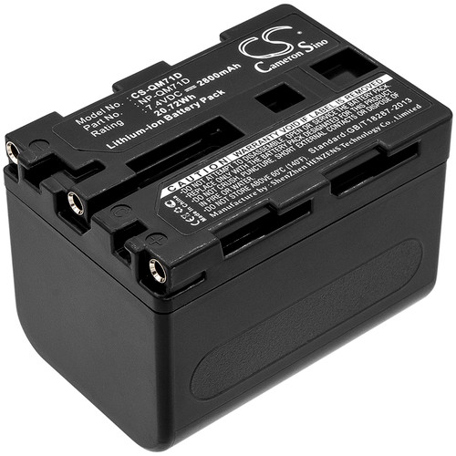 2800 mAh for Sony NP-QM71D