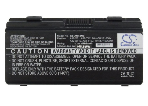4400 mAh for Asus A32-T12,A32-X51,A32-T12J,A32-XT12,70-NLF1B2000Y,70-NLF1B2000Z,90-NQK1B1000Y