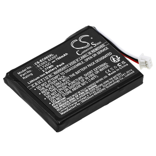 750 mAh for Apple EC003,EC007