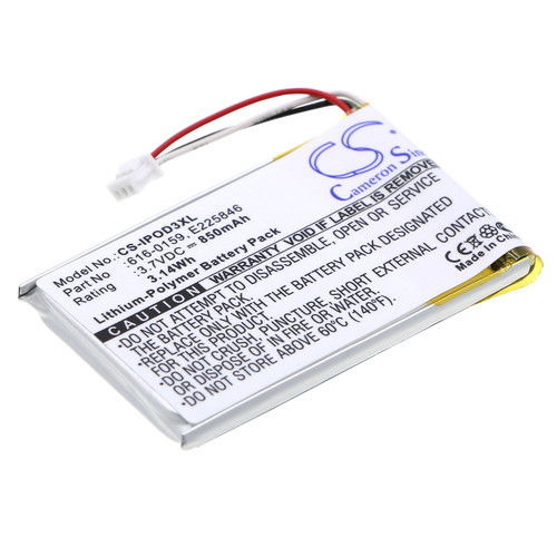 850 mAh for Apple E225846,616-0159